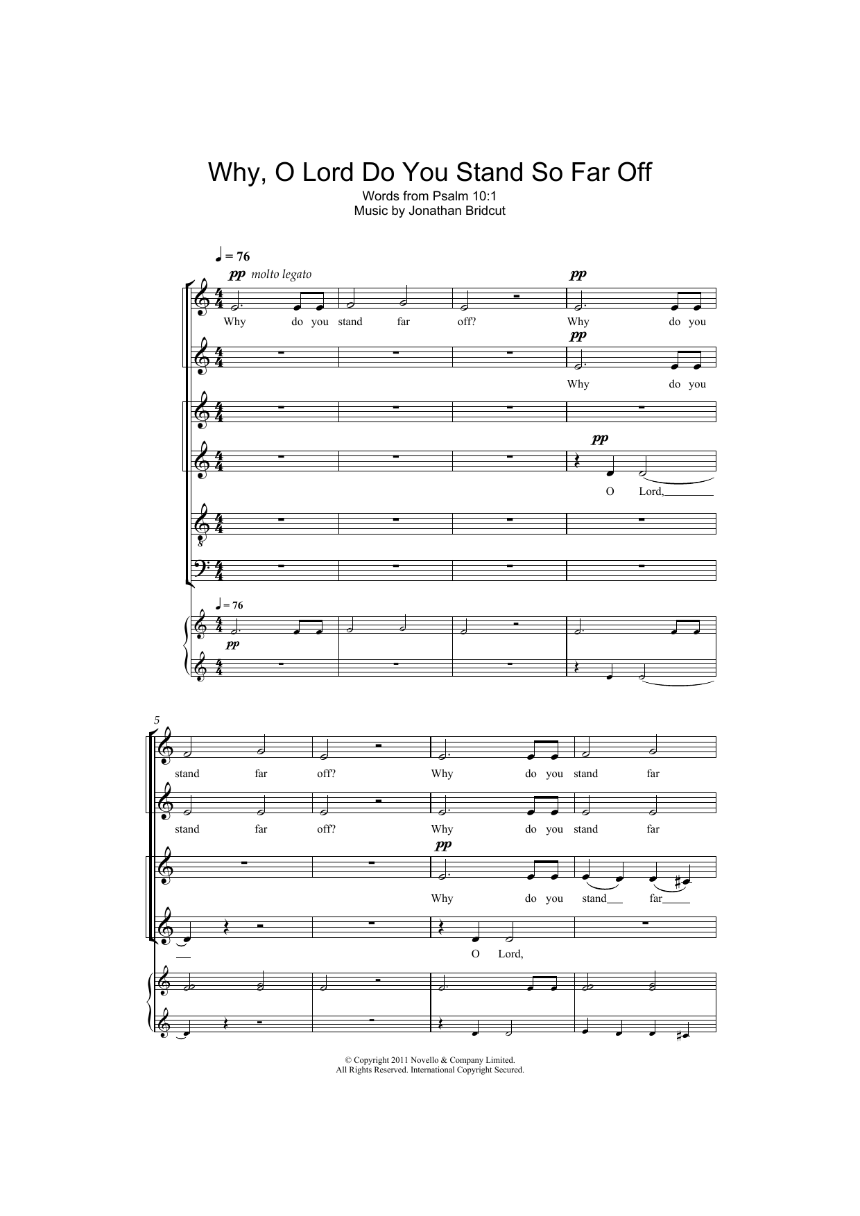Produktbild zu: Why, O Lord Do You Stand So Far Off