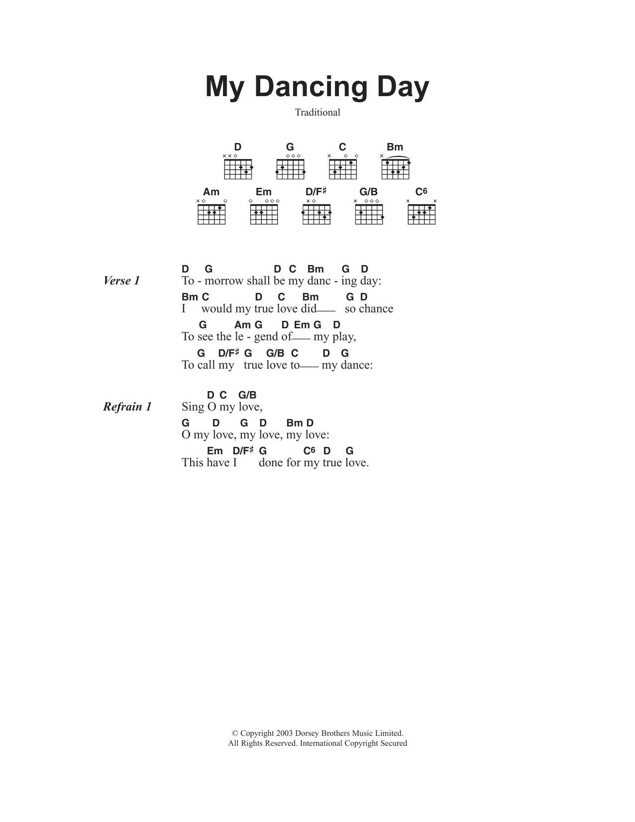 Produktbild zu: My Dancing Day