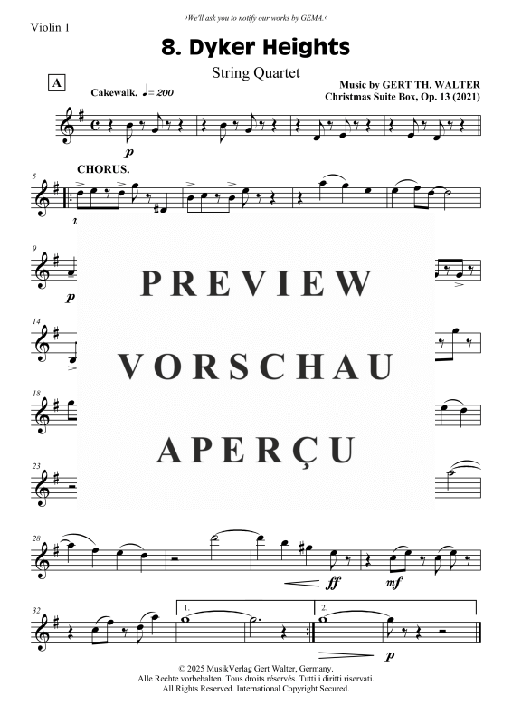 Produktgalerie: Seite 5 von 8 Dyker Heights, , (Streicherquartett)