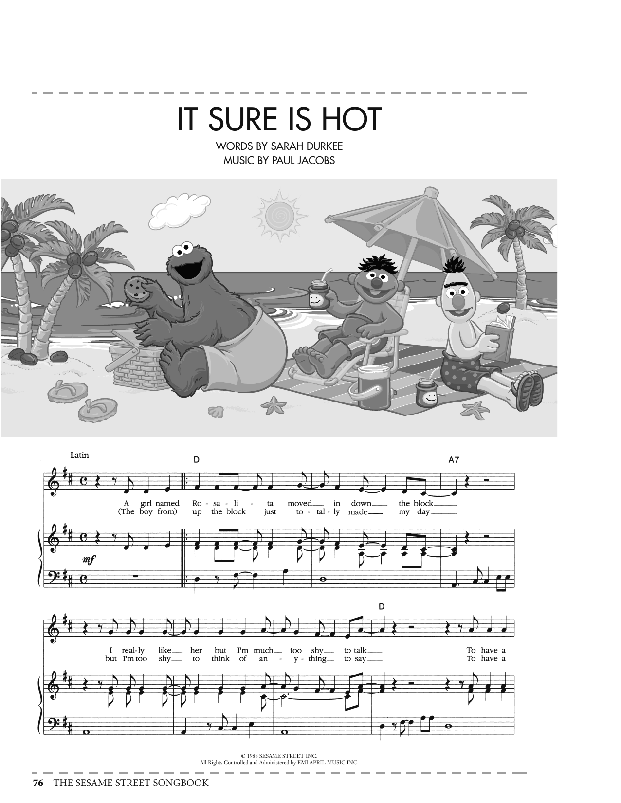 Produktbild zu: It Sure Is Hot (from Sesame Street)