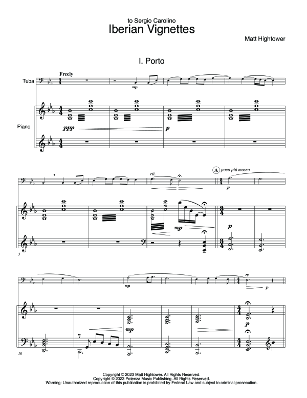 Product gallery: Page 1 of 11 Iberian Vignettes, , (tuba and piano)