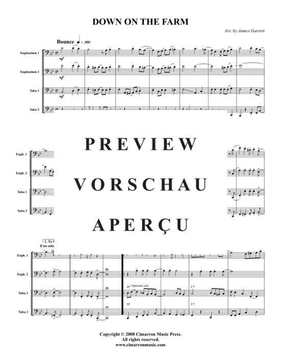 Product gallery: Page 13 of 21 Mardi Gras Collection zur Faschingszeit , , (Tuba Quartet: 2x Baritone, 2xTuba)