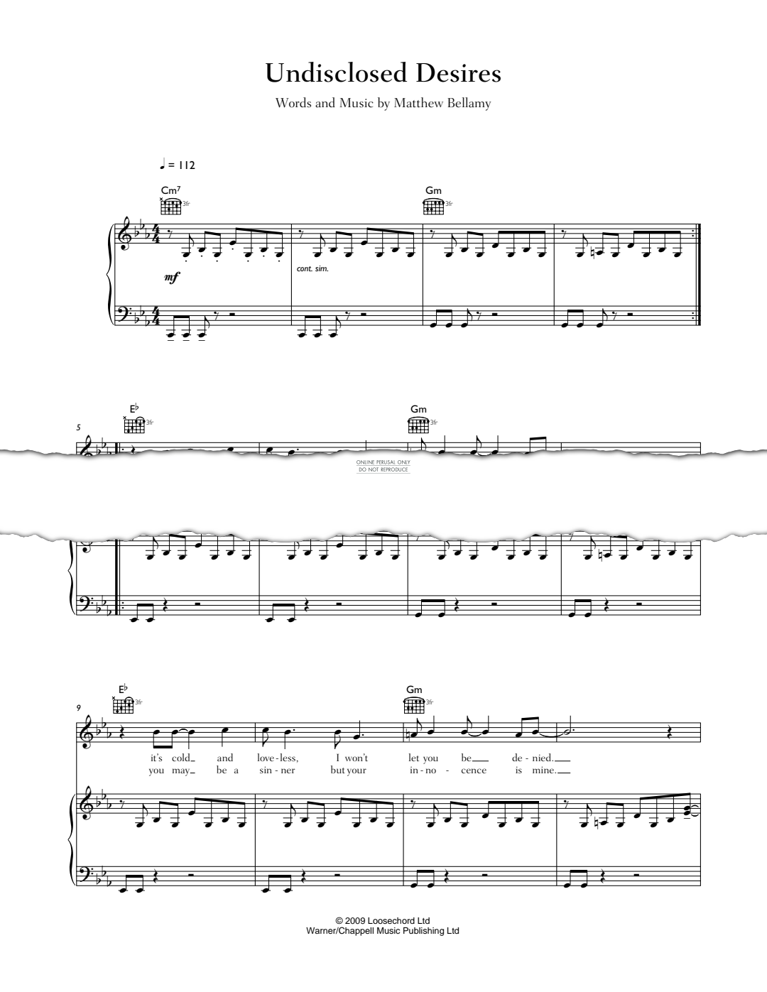 gallery: Undisclosed Desires, Muse