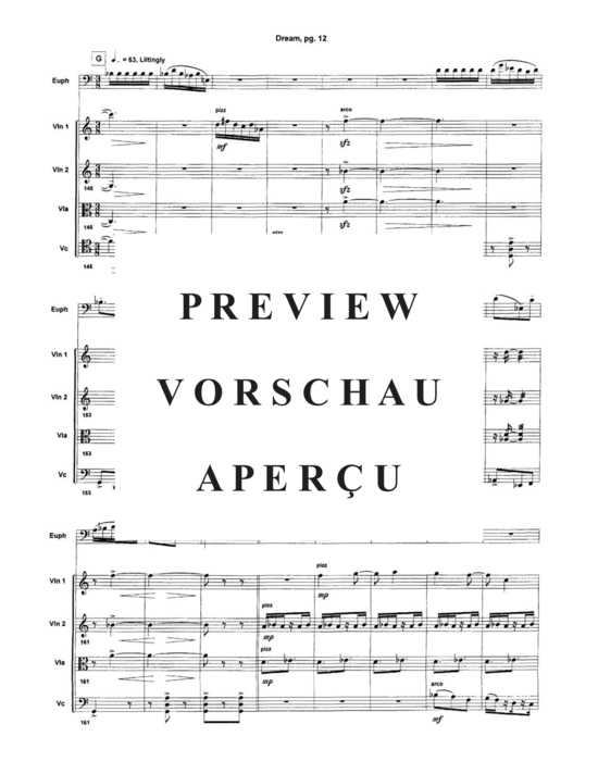 Produktgalerie: Seite 14 von 21 Dream , , (Quintett für Euphonium + Streicherquartett)