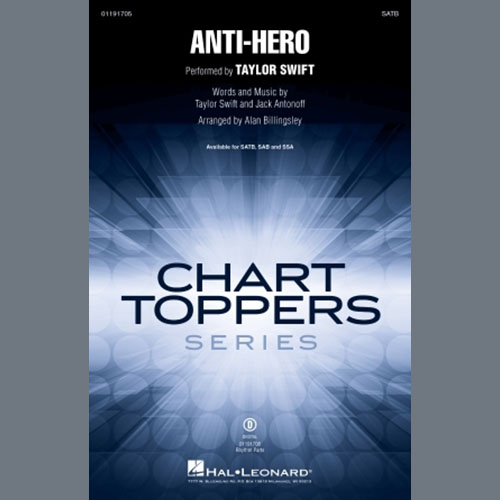 Product picture to: Anti-Hero (arr. Alan Billingsley)