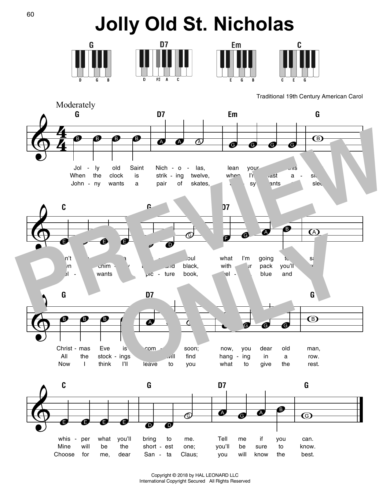 Produktbild zu: Jolly Old St. Nicholas