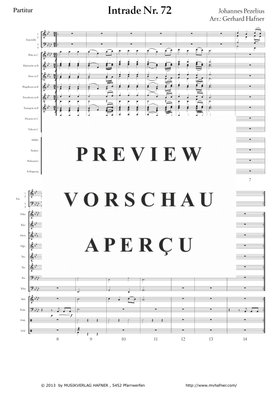 Product gallery: Page 5 of 11 Intrade No.72, , (large wind orchestra)