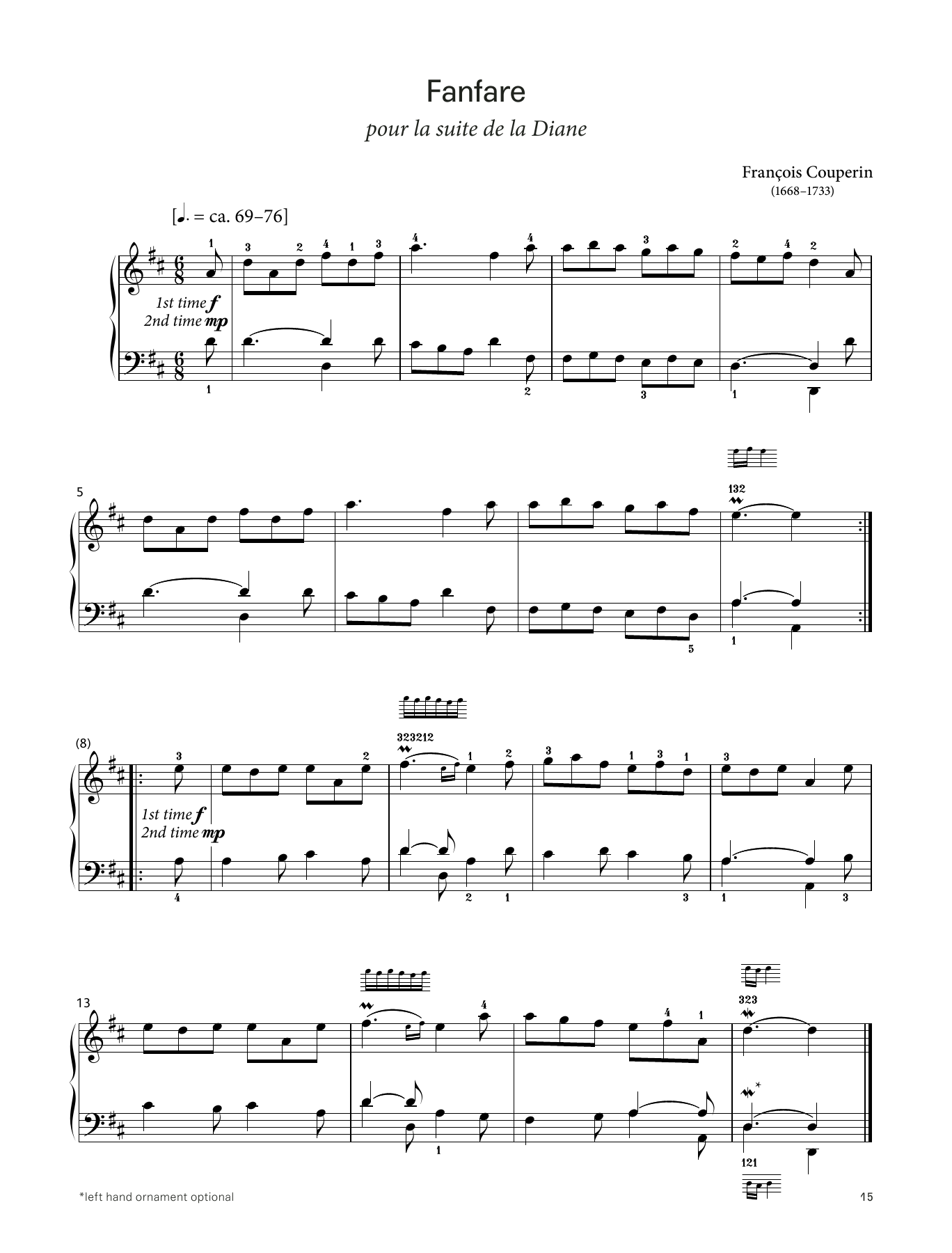 Produktbild zu: Fanfare (LCME Piano 2018 Grade 2 List A)