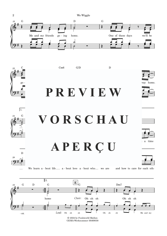 Produktgalerie: Seite 3 von 4 We Wiggle, Hanjo Gäbler, Joakim Arenius, Gemischter Chor
