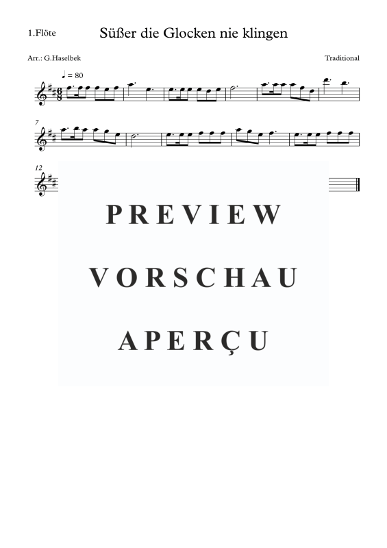 gallery: Süßer die Glocken nie klingen, , Flute Quartet