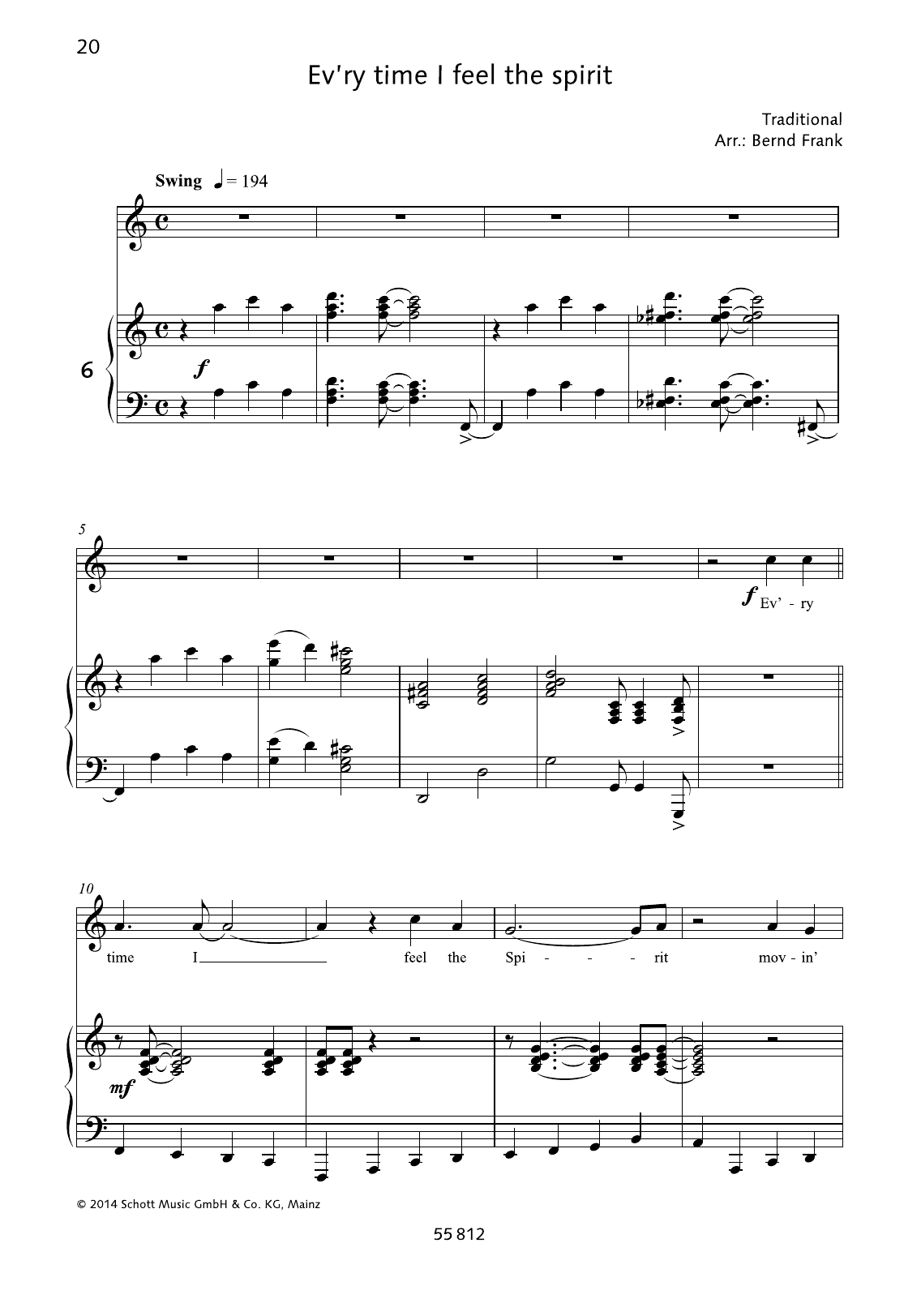 Produktbild zu: Ev'ry Time I Feel The Spirit