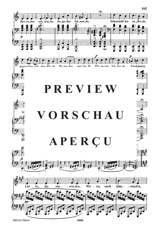 gallery: In der Ferne D.957-6 (Schwanengesang) , ,  (Gesang mittel + Klavier)