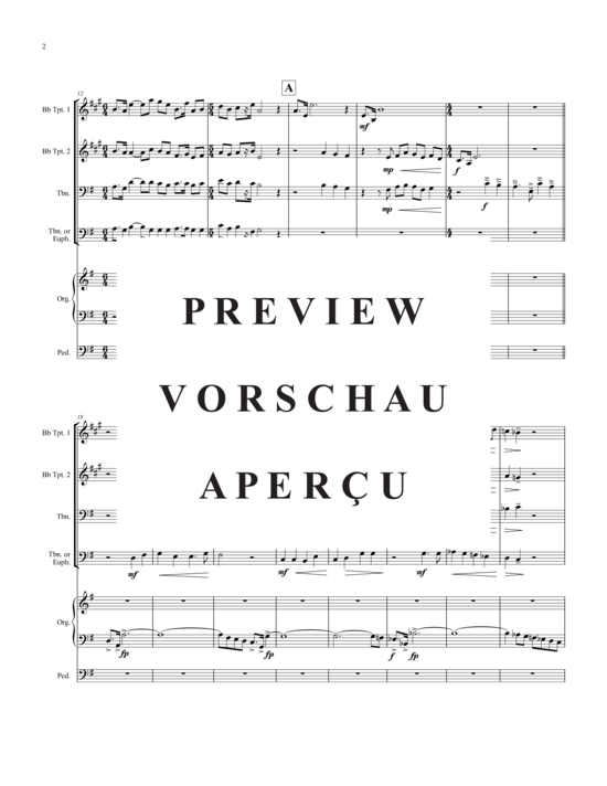 Produktgalerie: Seite 3 von 17 Dismissed, Go Serve the Lord, , (2xTrompete in B, Horn in F, Posaune)