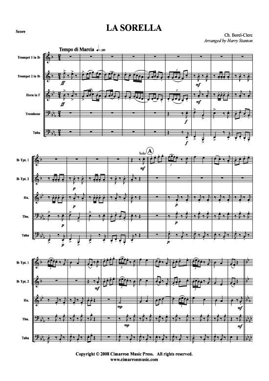 Produktbild zu: La Sorella C. Borel-Clerc