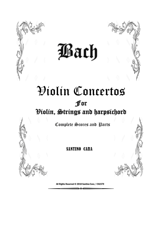 Produktbild zu: 6 Violin KonzerteJohann Sebastian Bach
