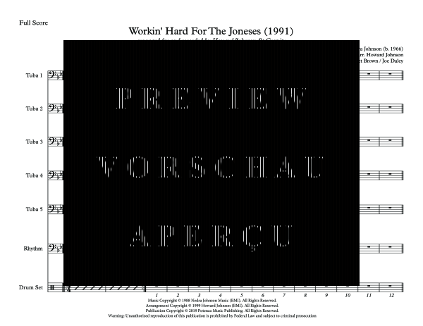 Produktgalerie: Seite 7 von 11 Workin´ Hard for the Joneses, , (Tuba Ensemble 5x Tuba und Combo Band)