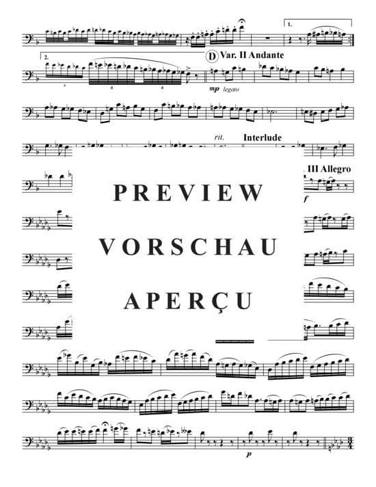 Product gallery: Page 18 of 21 Variations on America (1891) , ,  (Tuba Quartet: 2x Baritone, 2xTuba)