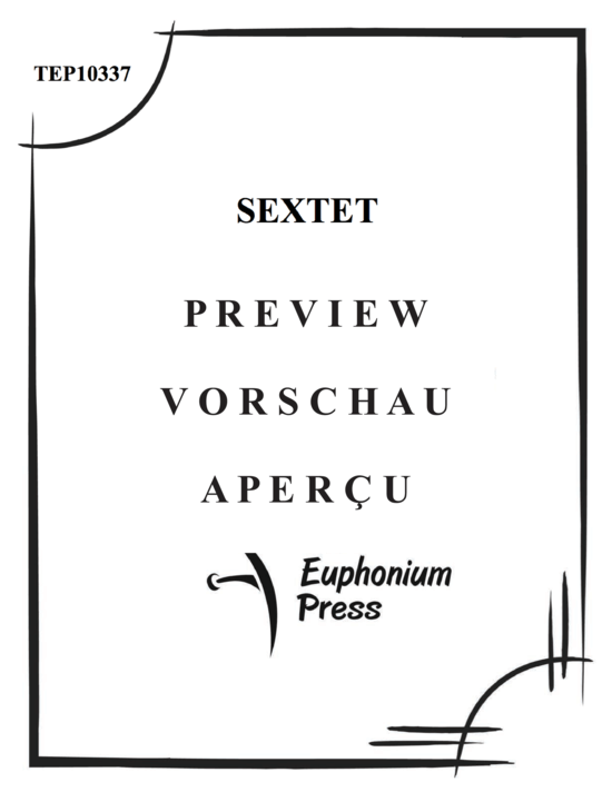 Produktgalerie: Seite 2 von 21 Sextet , , (Gemischtes Ensemble für Holzbläser Quintett + Euphonium Solo)