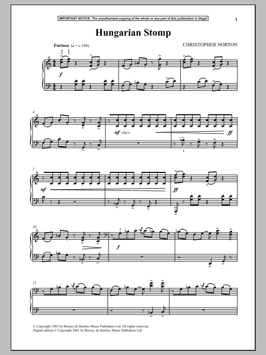 Product gallery: Page 1 of 1 Hungarian Stomp, Christopher Norton