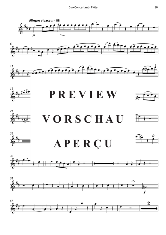 Product gallery: Page 61 of 66 Duo Concertant - op 103, pour Flute et Piano , , (flute + piano)