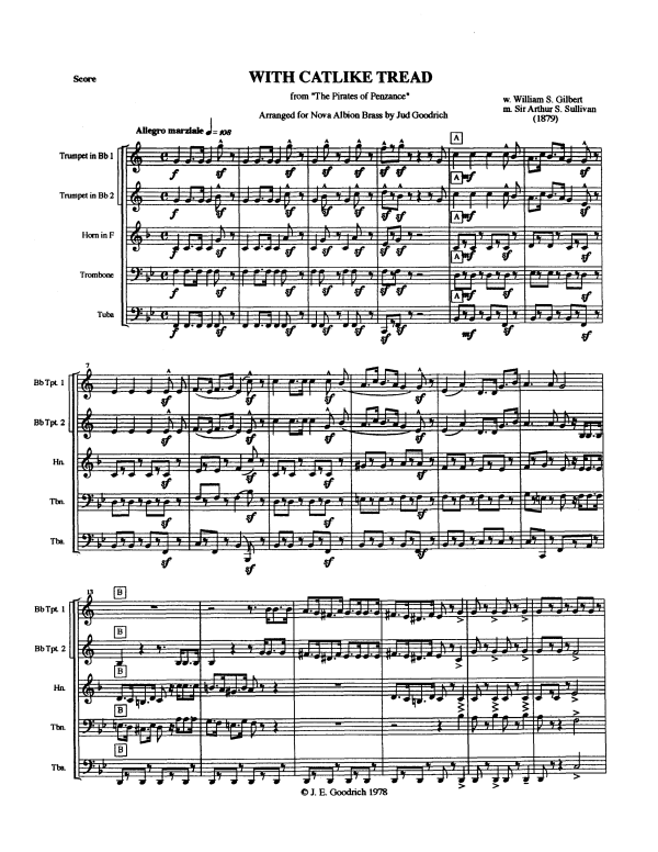 Produktbild zu: With Catlike TreadArthur Sullivan