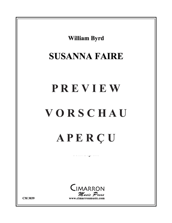 Produktgalerie: Seite 2 von 9 Susanna Faire , , (Blechbläserquintett)