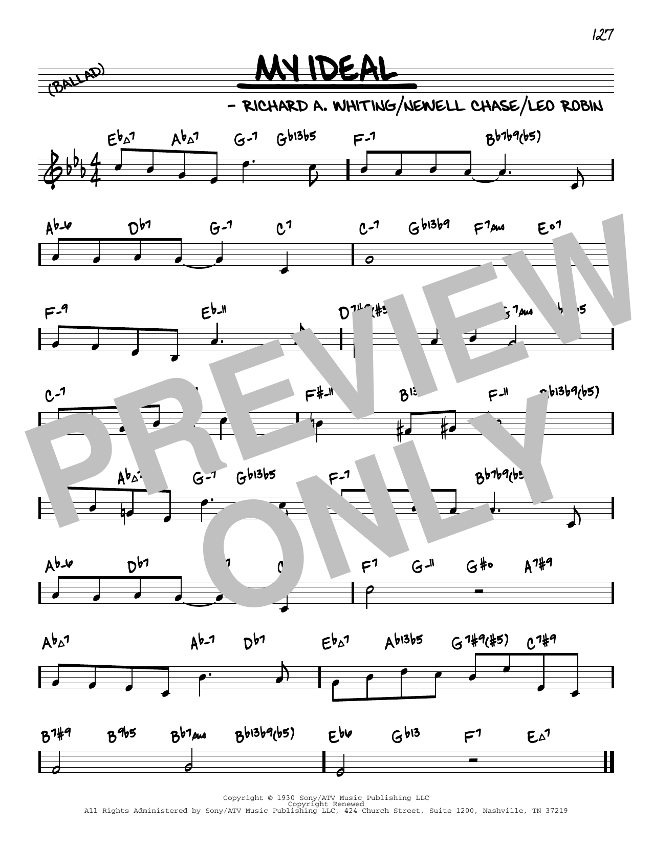Product picture to: My Ideal (arr. David Hazeltine)