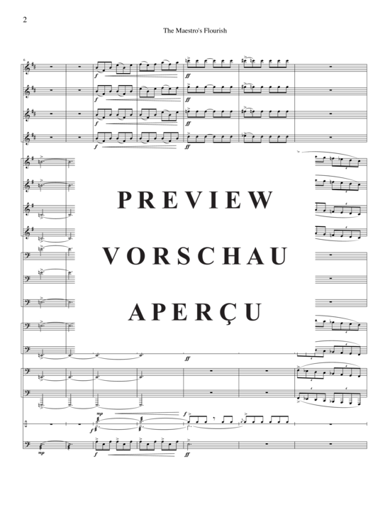 Product gallery: Page 3 of 21 The Maestro's Flourish , , (Brass Ensemble)