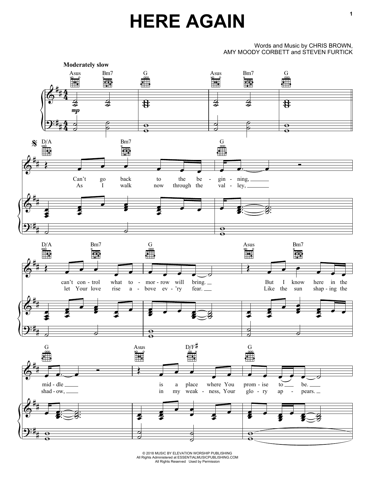 Produktgalerie: Seite 1 von 1 Here Again, Elevation Worship, Gesang, Gitarre, Klavier