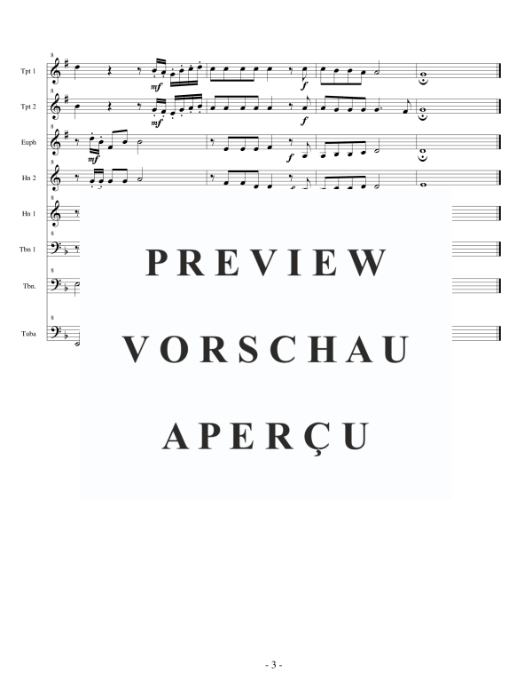 Produktgalerie: Seite 5 von 11 Fanfare, , Blechbläser Oktett