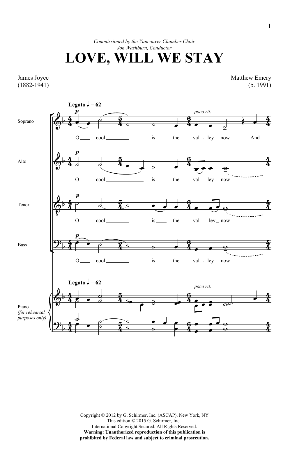 Produktbild zu: Love, Will We Stay