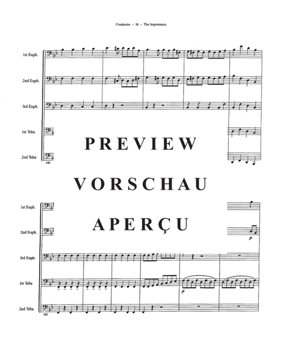 Product gallery: Page 20 of 21 Impresario Overture, The , , (Tuba Quintet EEETT)