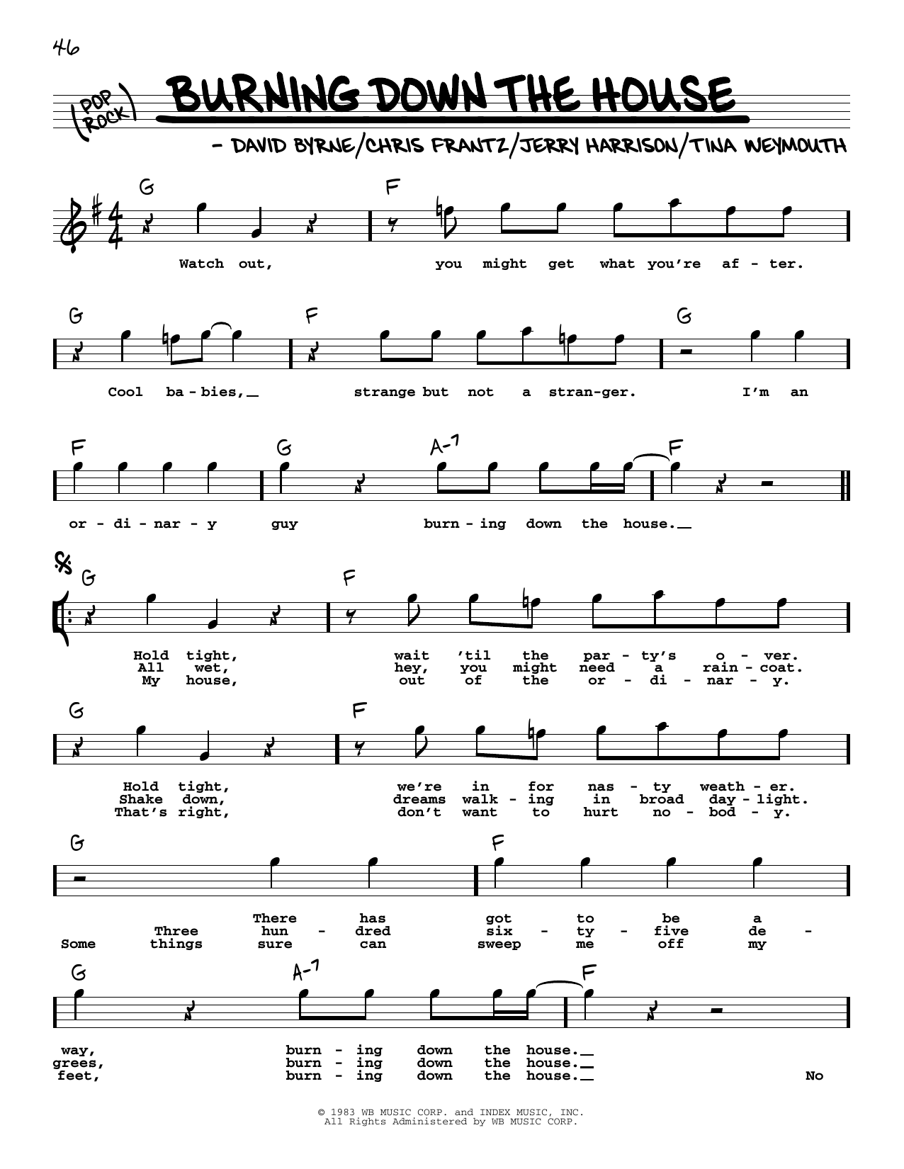 Produktbild zu:  Burning Down The House - Talking Heads