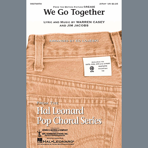cover: We Go Together (from Grease) (arr. Ed Lojeski),