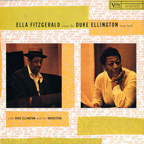 cover: I Got It Bad And That Ain't Good, Ella Fitzgerald, Gesang, Klavier