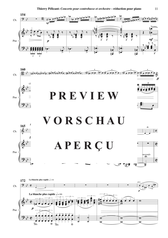 Product gallery: Page 14 of 21 Concerto for Contrabass and Orchestra, piano reduction and solo part , , (double bass + piano)