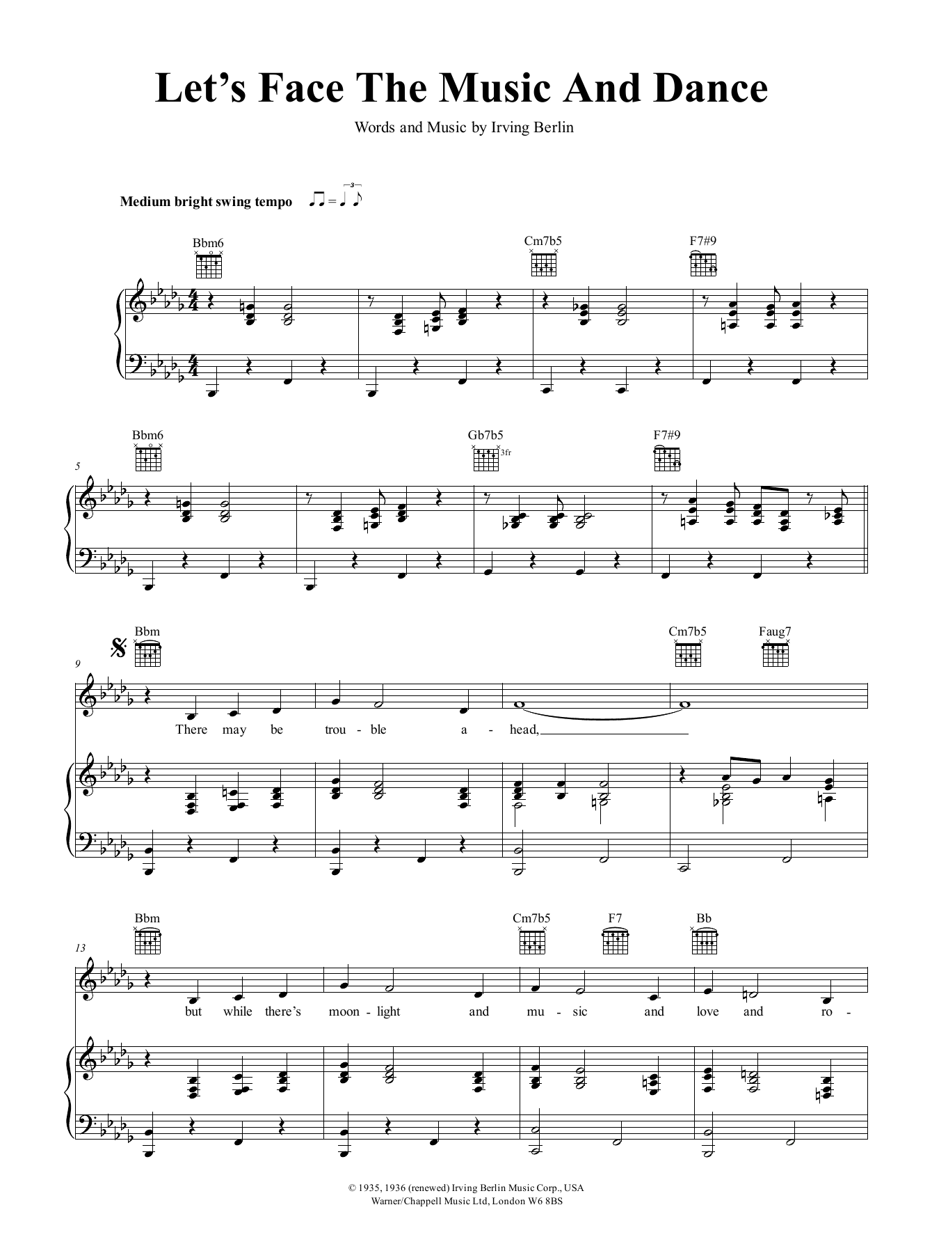 Produktbild zu: Let's Face The Music And Dance