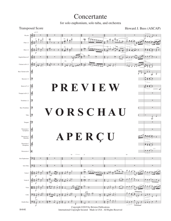 Product gallery: Page 5 of 21 Concertante , , (euphonium, tuba and orchestra)
