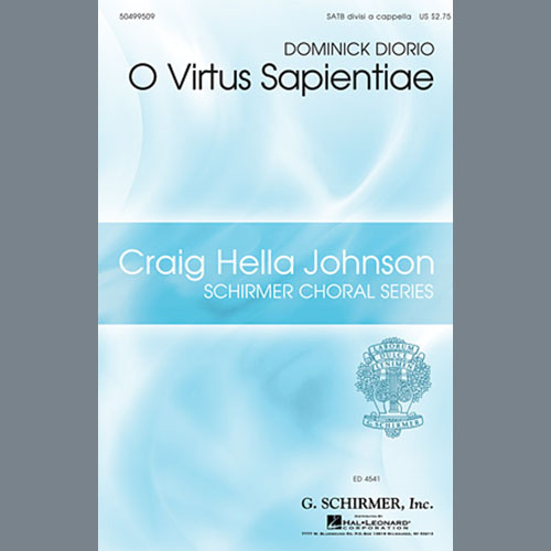 cover: O Virtus Sapientiae, Dominick DiOrio