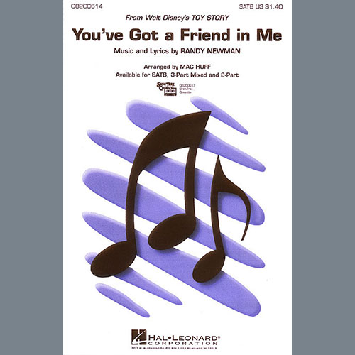 cover: You've Got A Friend In Me (from Toy Story) (arr. Mac Huff), Randy Newman