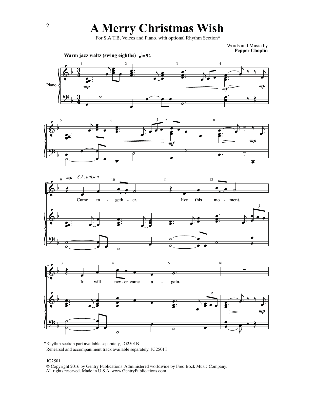 Produktbild zu: A Merry Christmas Wish