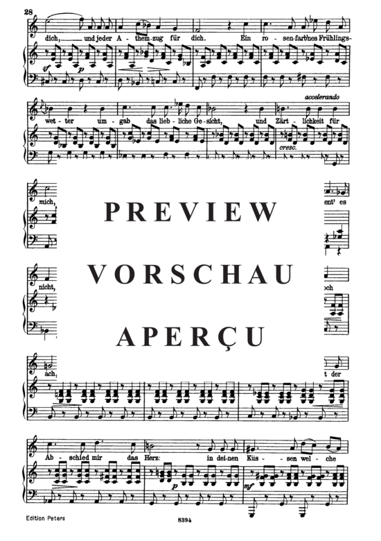 Product gallery: Page 5 of 6 Willkommen und Abschied D.767, , High Voice and Piano