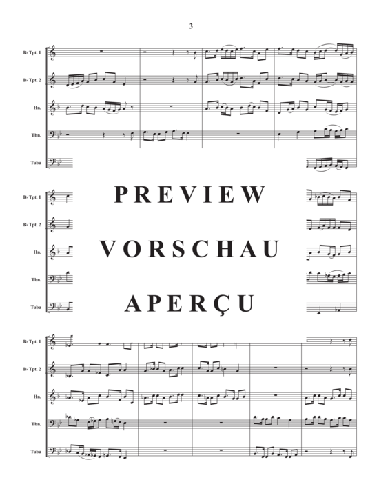 Produktgalerie: Seite 5 von 27 Three Times Five , , (Blechbläser Quintett)