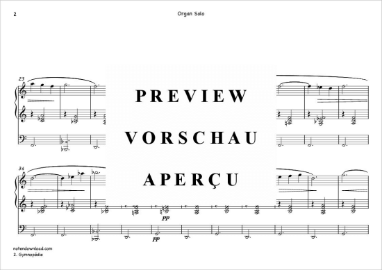 gallery: Gymnopédie Nr. 2 , , (Orgel Solo)