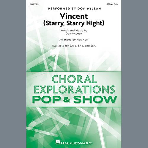 cover: Vincent (Starry Starry Night) (arr. Mac Huff), Don McLean
