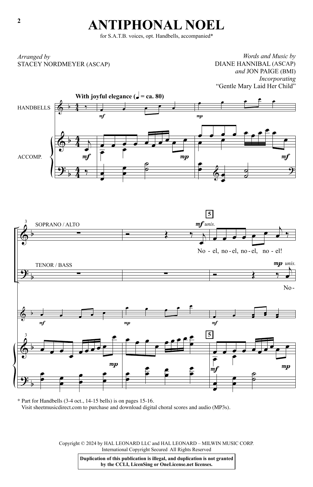 Product picture to: Antiphonal Noel (arr. Stacey Nordmeyer)