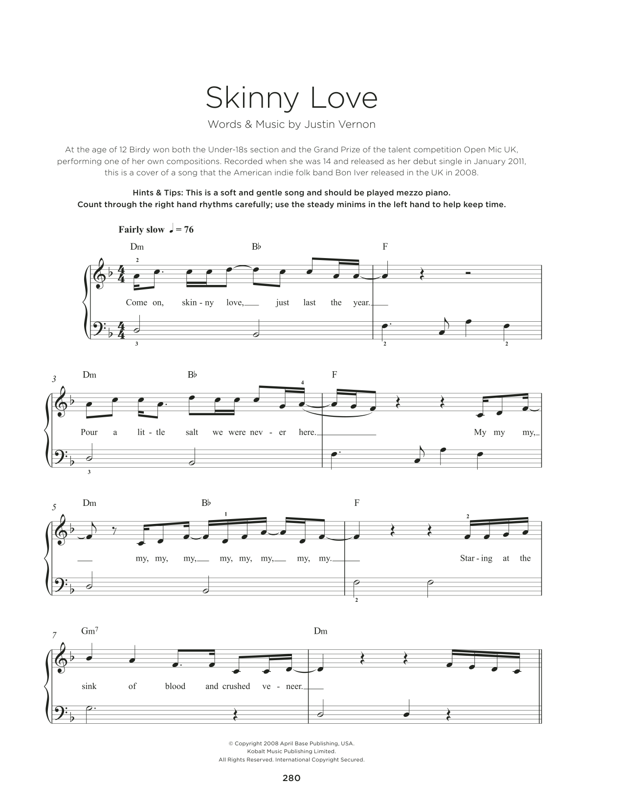 Produktbild zu:  Skinny Love - Bon Iver