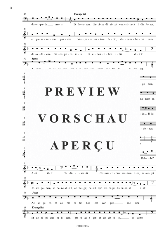 Produktgalerie: Seite 5 von 11 Passio secundum Matthaeum - Matthäuspassion, , (Gemischter Chor)