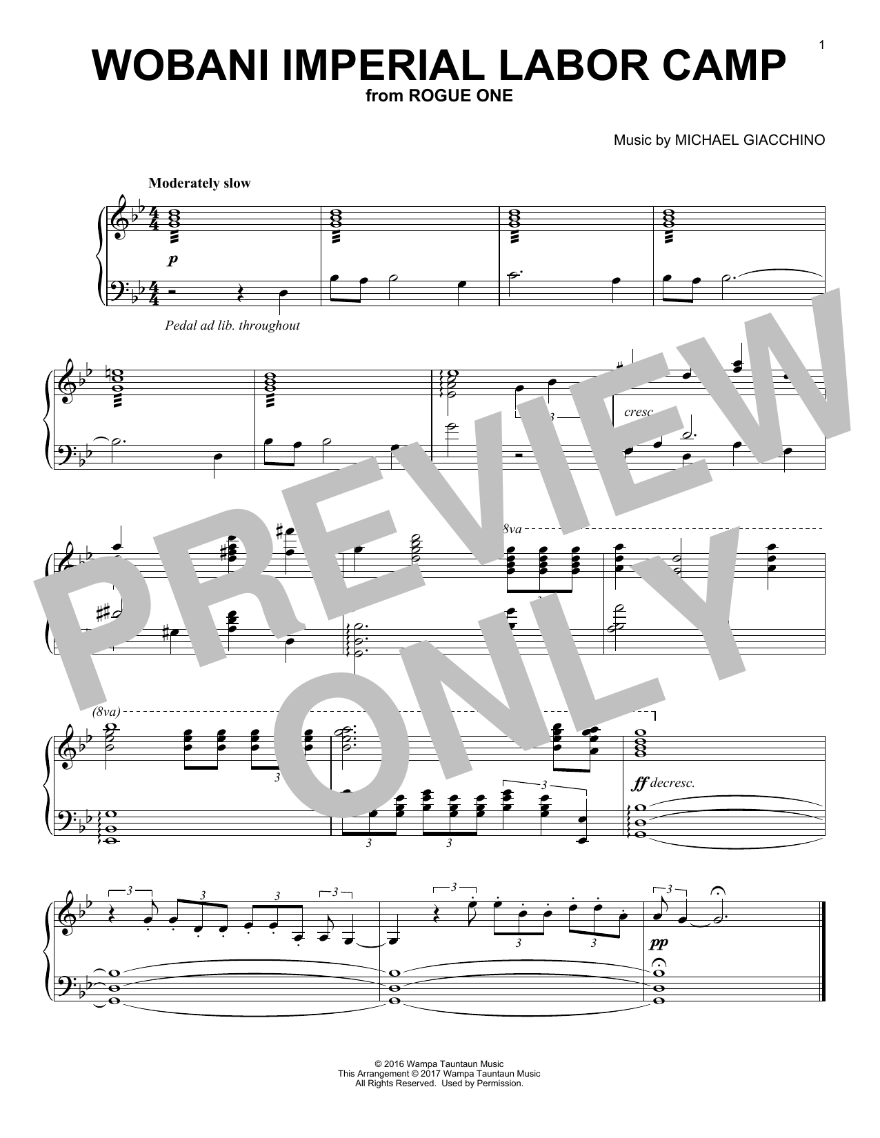 Product gallery: Page 1 of 1 Wobani Imperial Labor Camp, Michael Giacchino