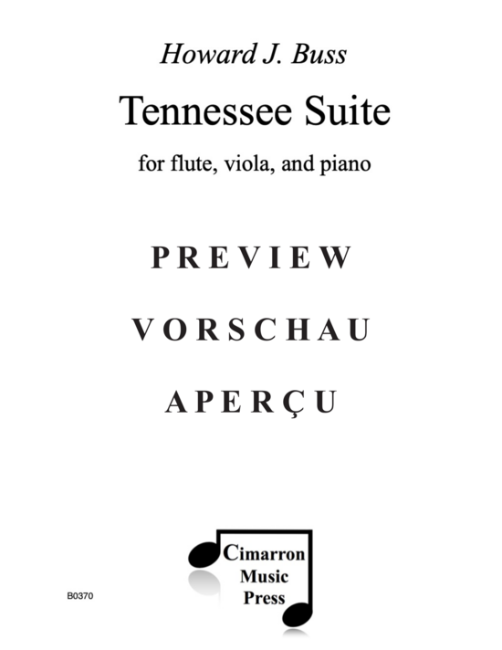 gallery: Tennessee Suite , , (Flöte, Bratsche und Klavier)